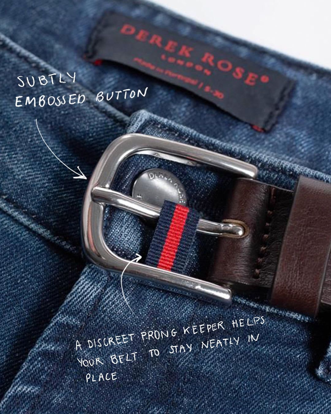 Soft Wash Denim Jeans Indigo Blue