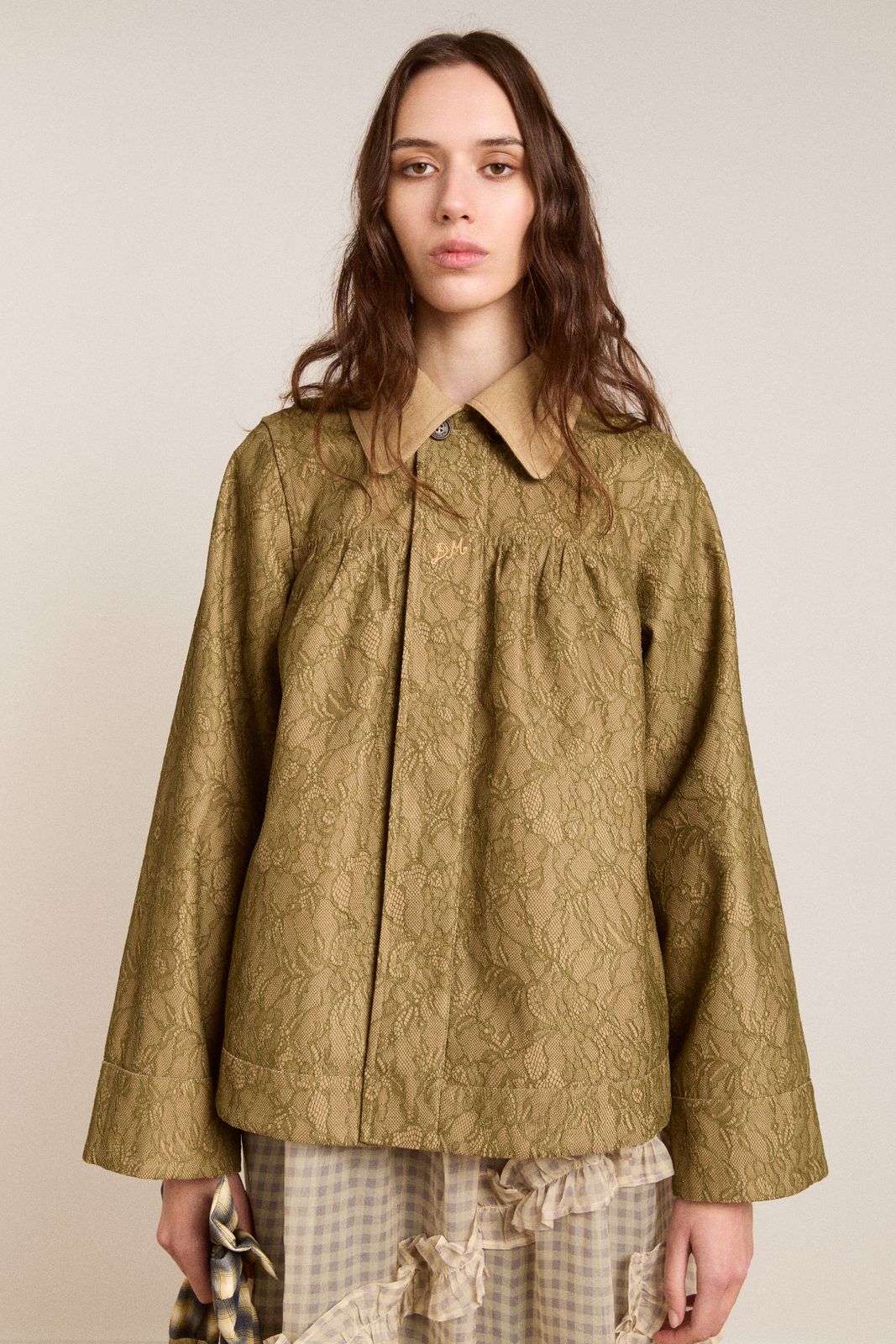 Mini Mercedes Reversible Coat - Lace
