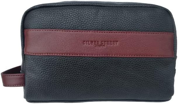Walter Leather Washbag - Oxblood