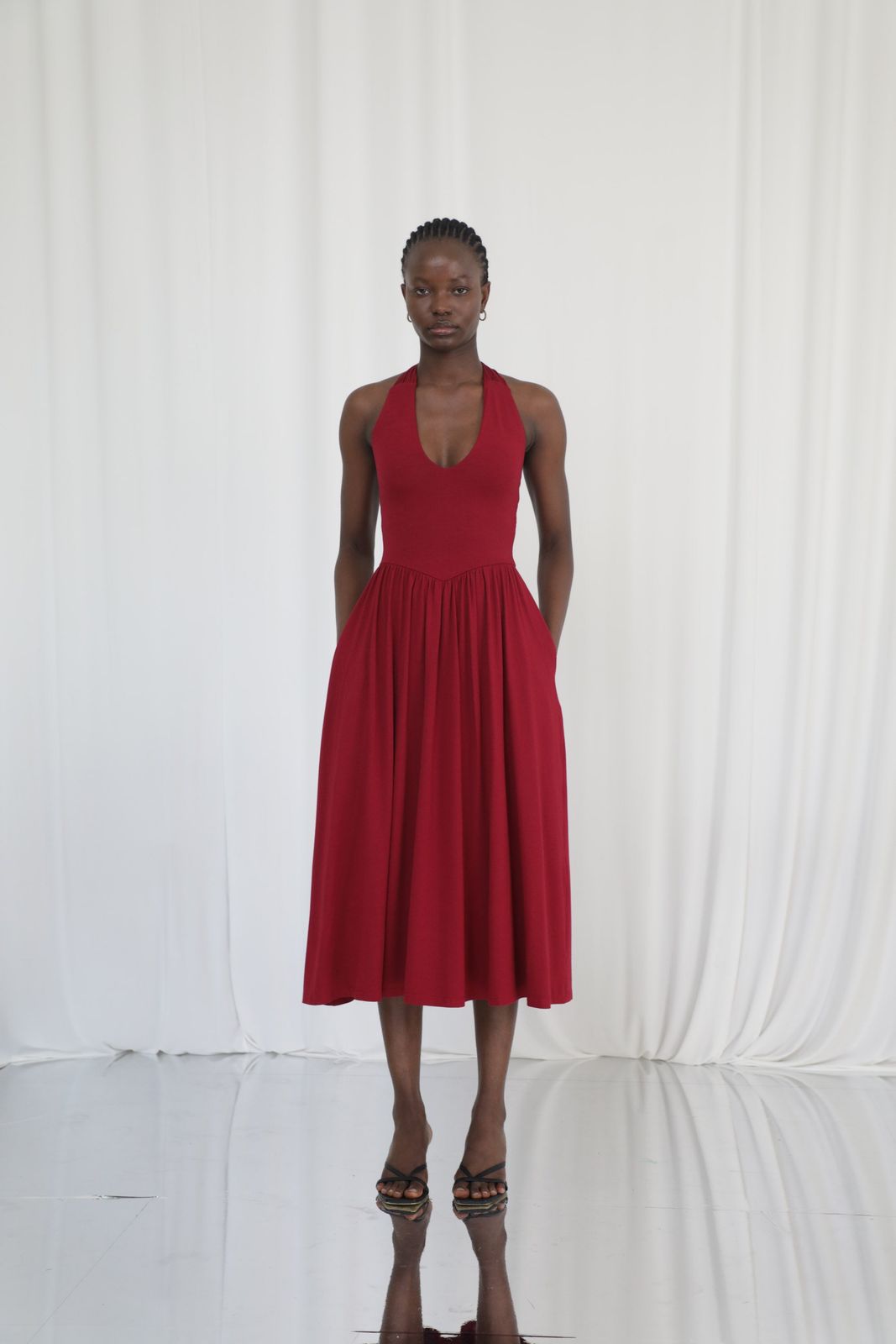 Cleo Halterneck Midaxi Dress