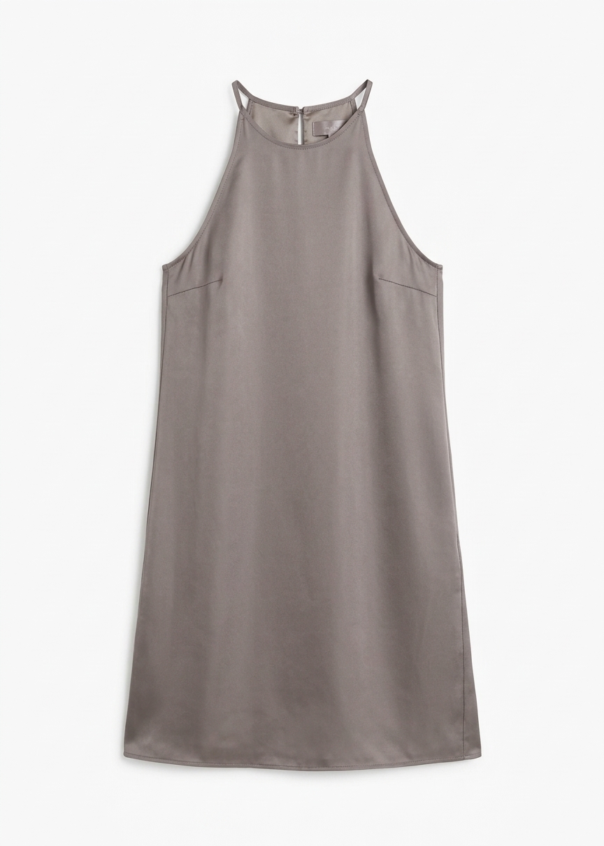 Loulou De Saison Bruna Cape Dress - Dark Brown