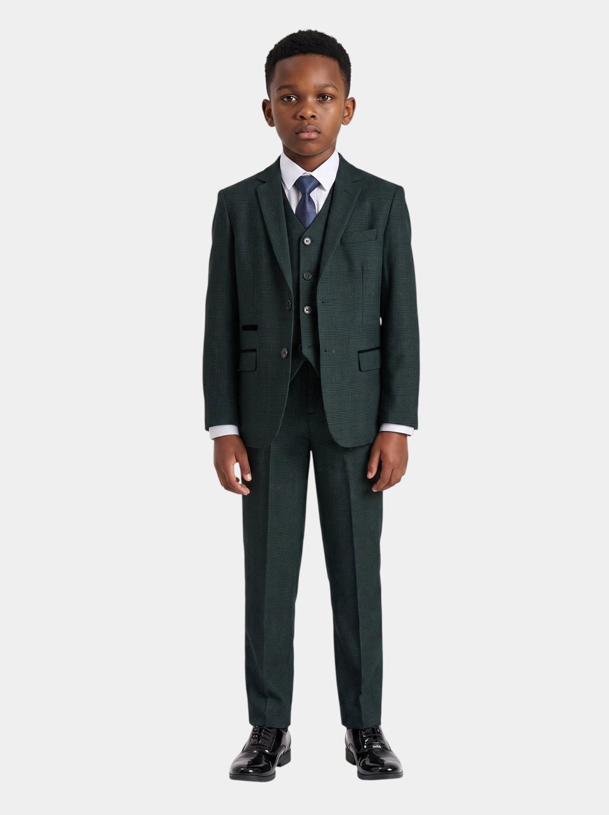 Device - Boy's Regent Olive Three Piece Suit