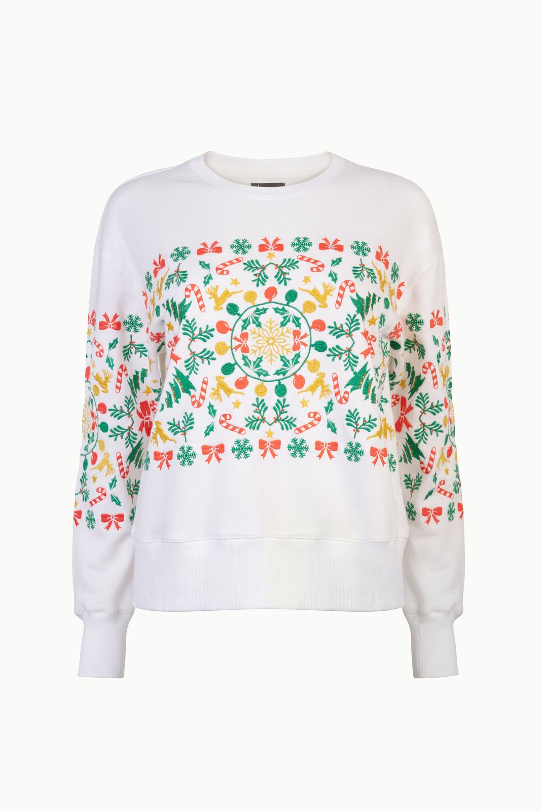 The Holly Jolly Jumper - Embroidered Christmas Organic Cotton Sweatshirt