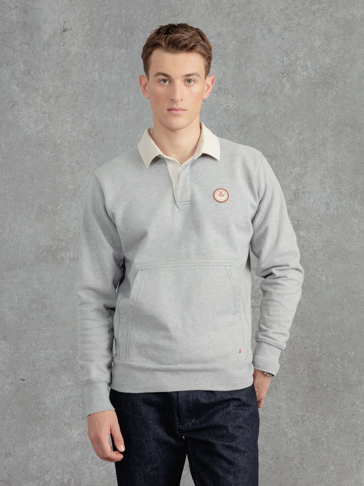 The Rose of Lancaster Rugby Shirt - Charcoal
