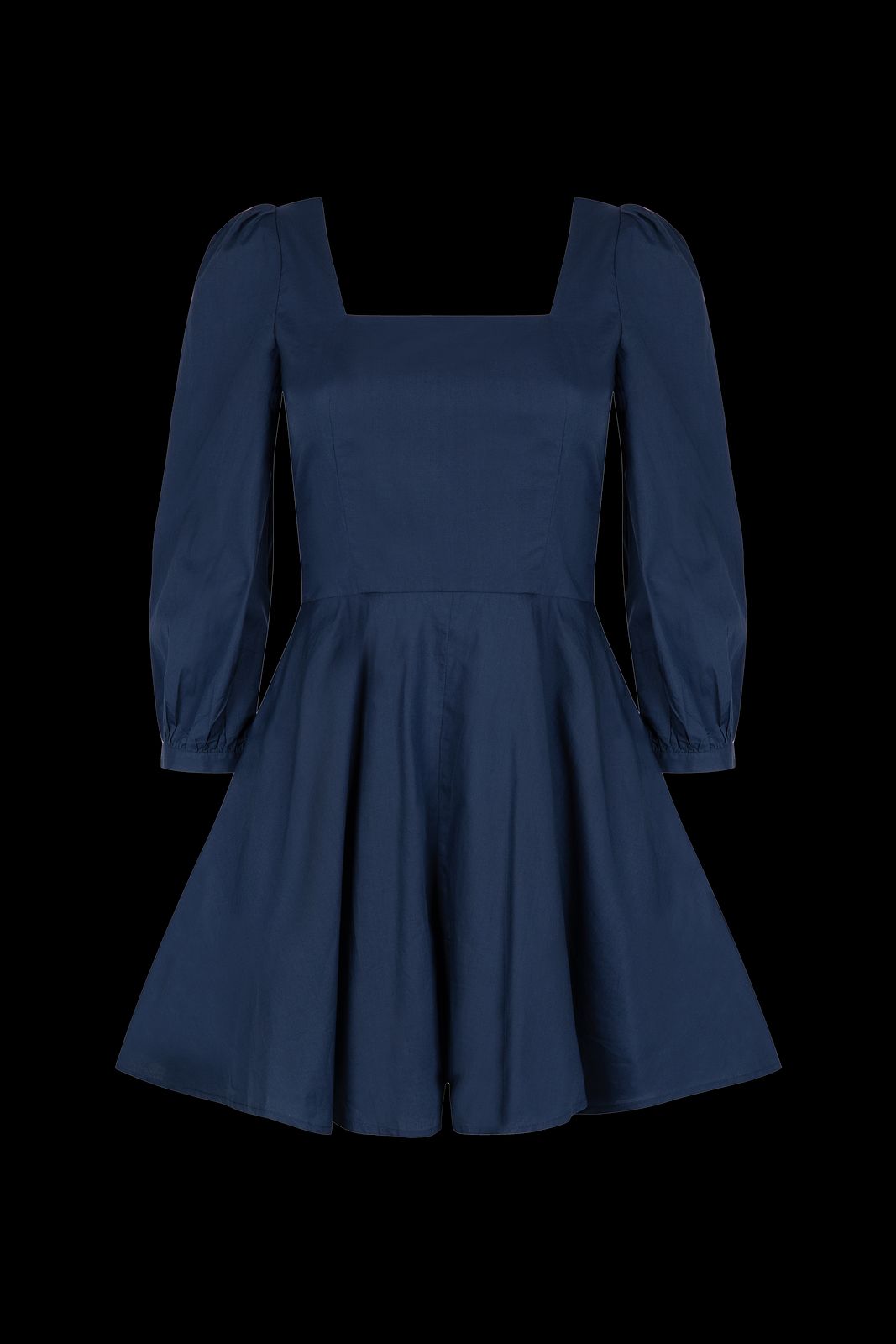 The Organic Cotton Playsuit in Navy