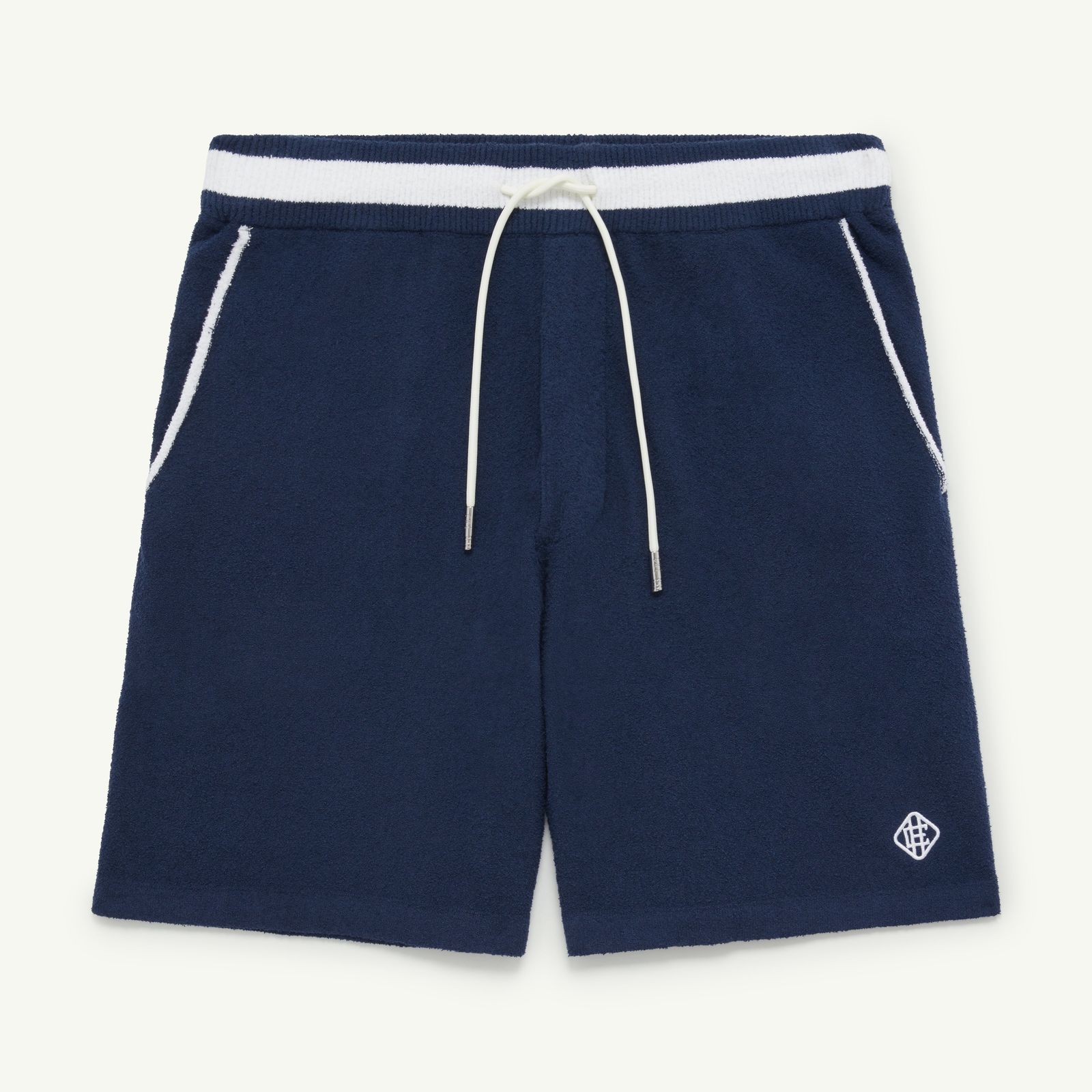 Armas Cotton Boucle Knit Short - Navy (archived)