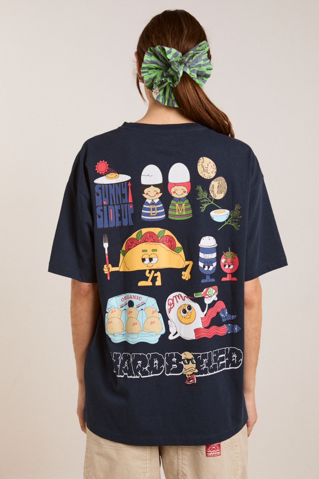 All Day Breakfast Tee - Navy