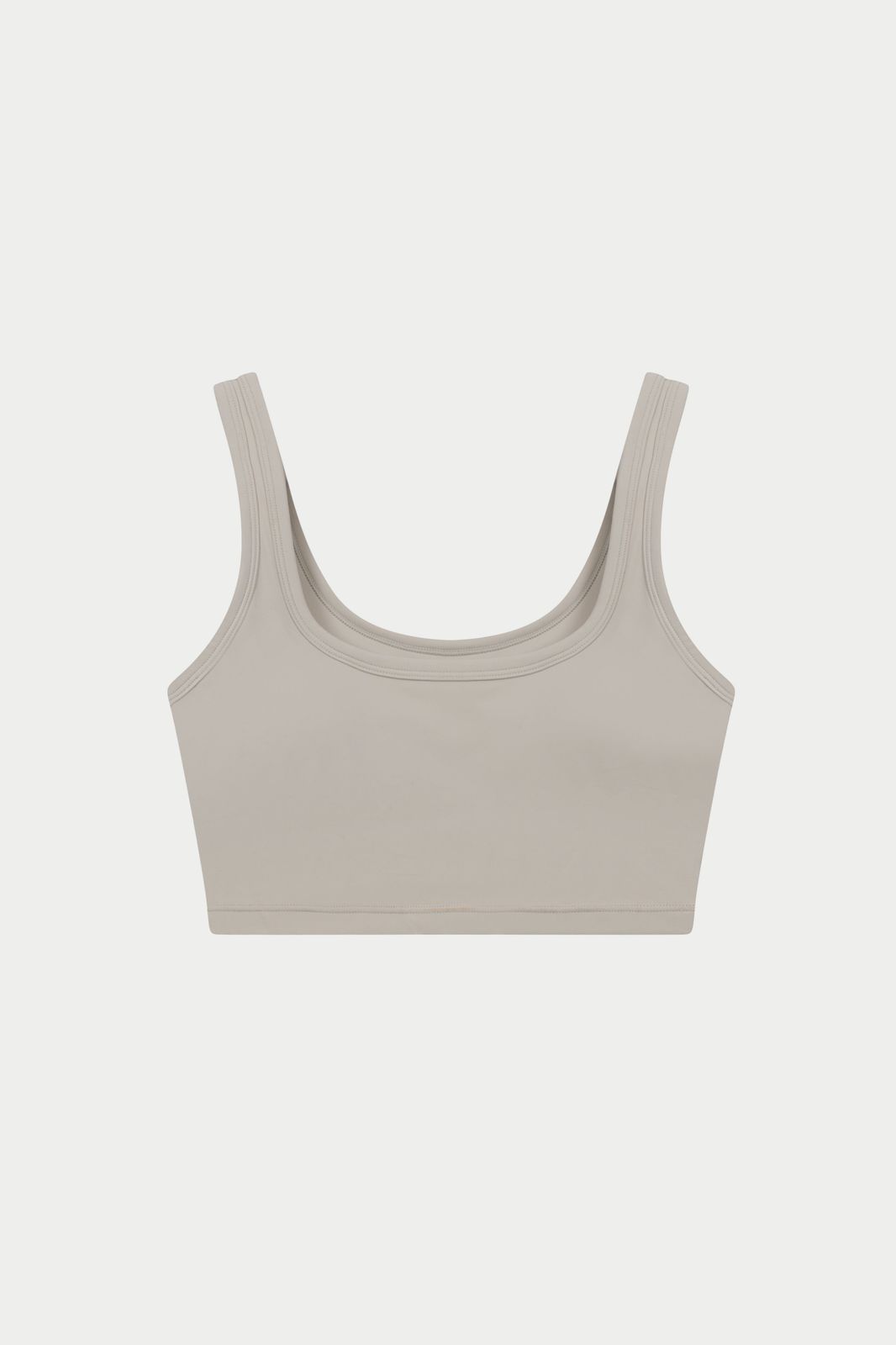 SCULPTING STRETCH EMBLEM SPORTS BRA - BONE