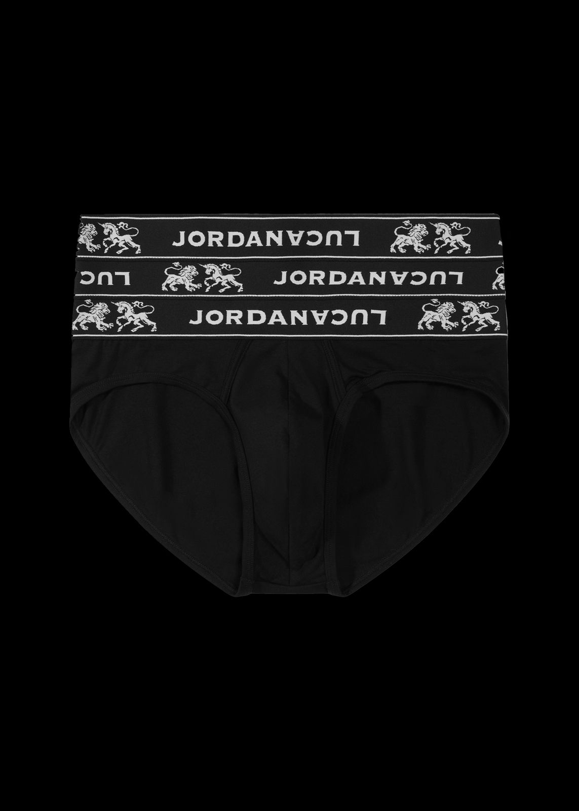 JLT-3 TRIPLE WAISTBAND BRIEF BLACK