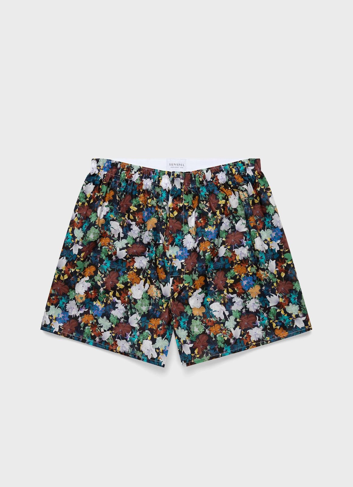 Men's Classic Boxer Short in Liberty Fabric in Futuristic Floral
