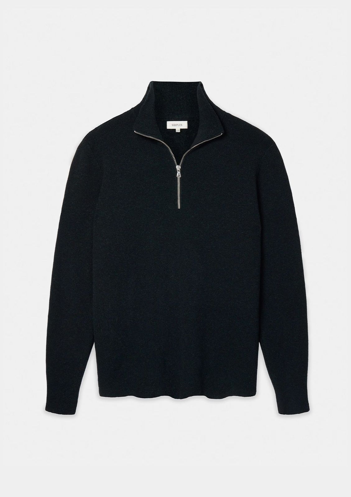 Forest Green Merino Half Zip Jumper