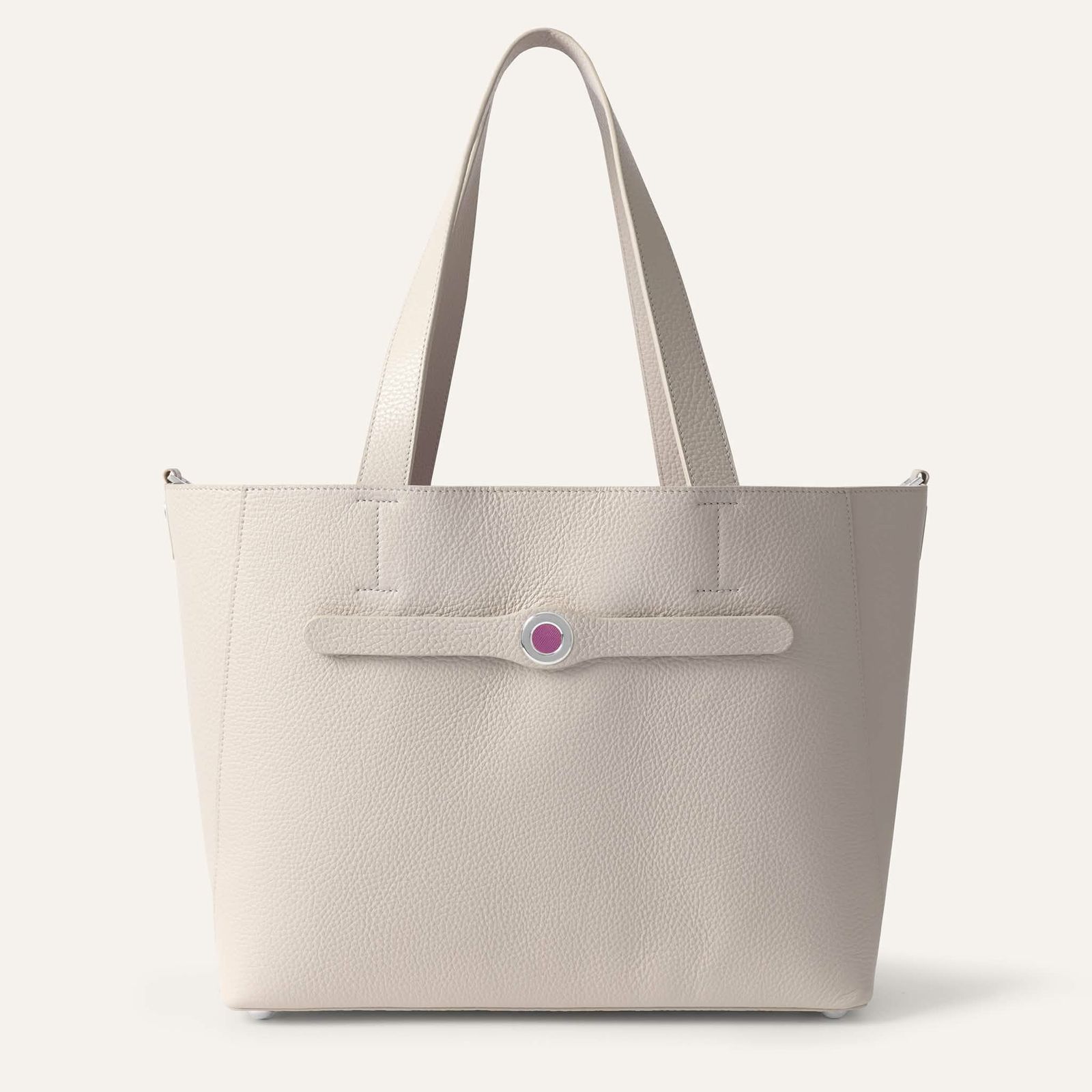 Sarah Tote | Porcelain with Silver hardware