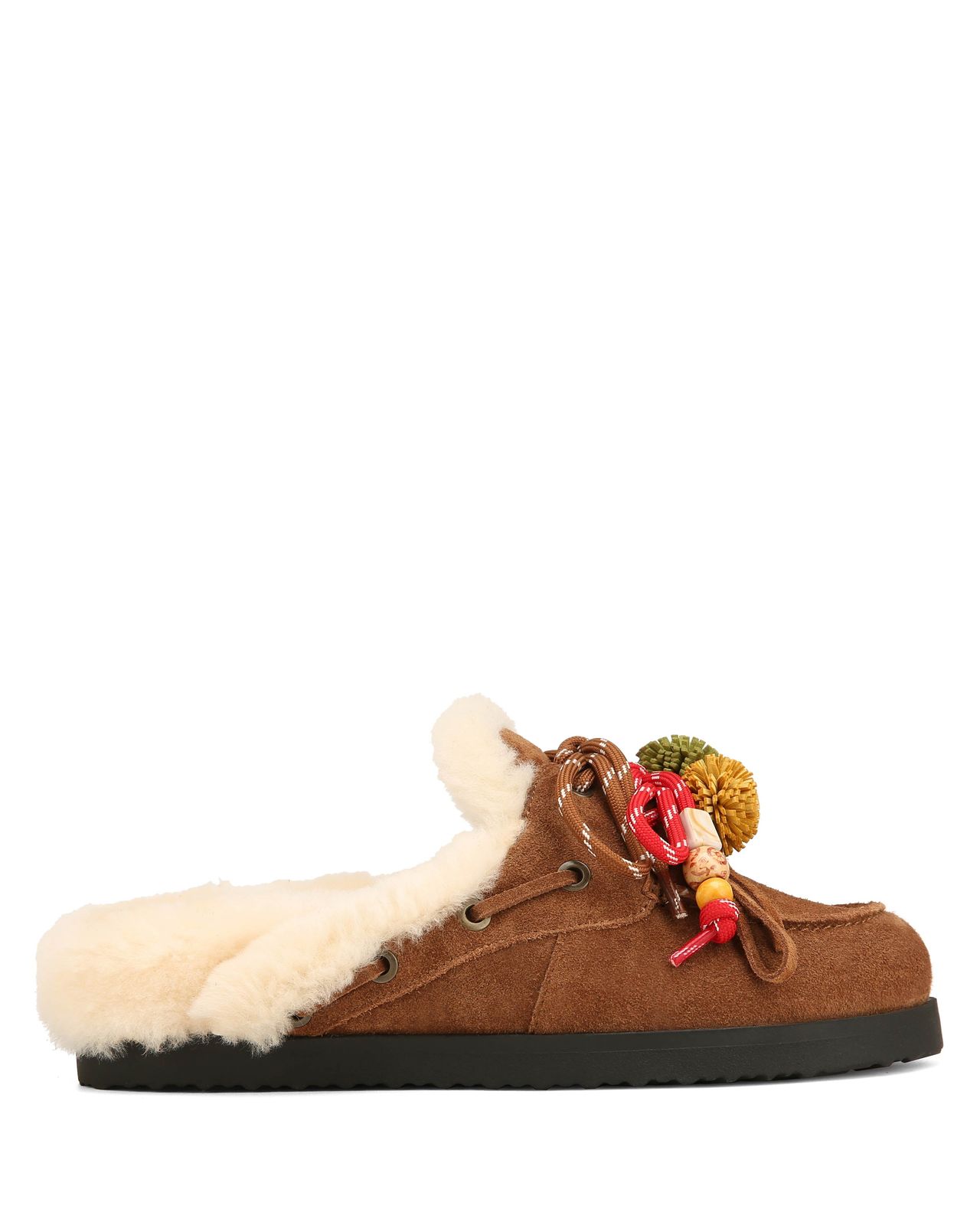 Tegan Fur Tan Suede
