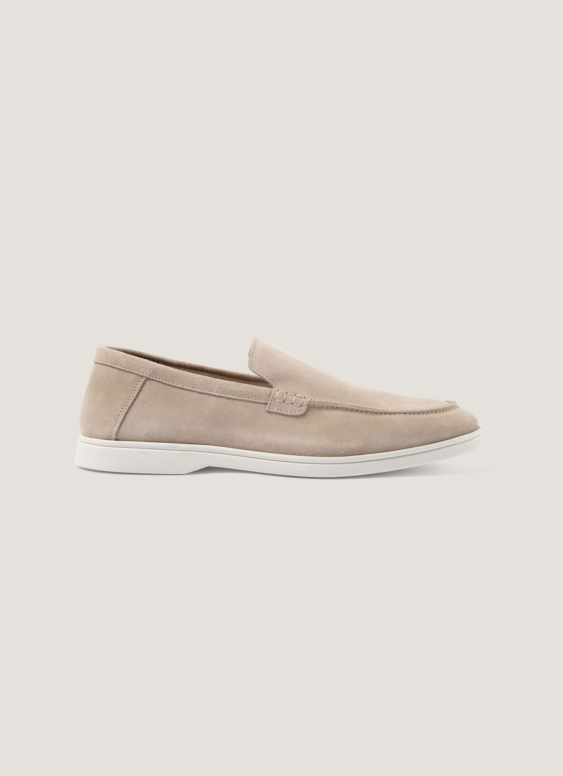 Men's Suede Loafer in Sand