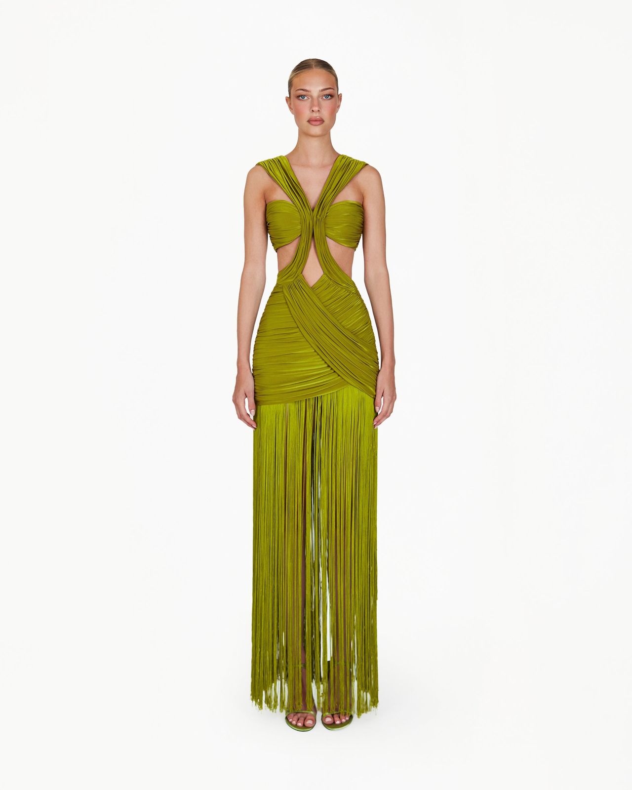 Kata Mini Dress - Green
