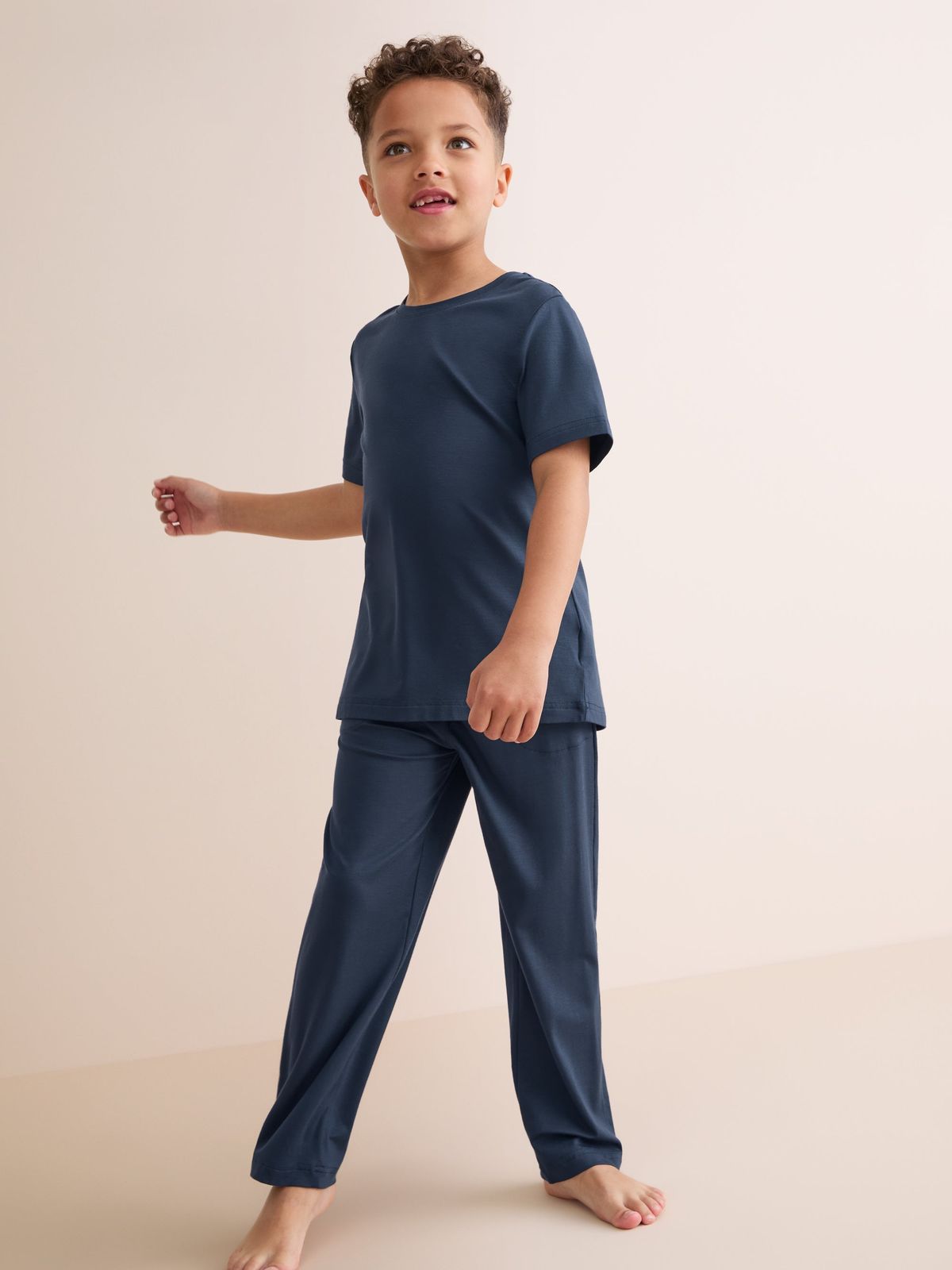 Basel Micro Modal Lounge Set Navy Blue