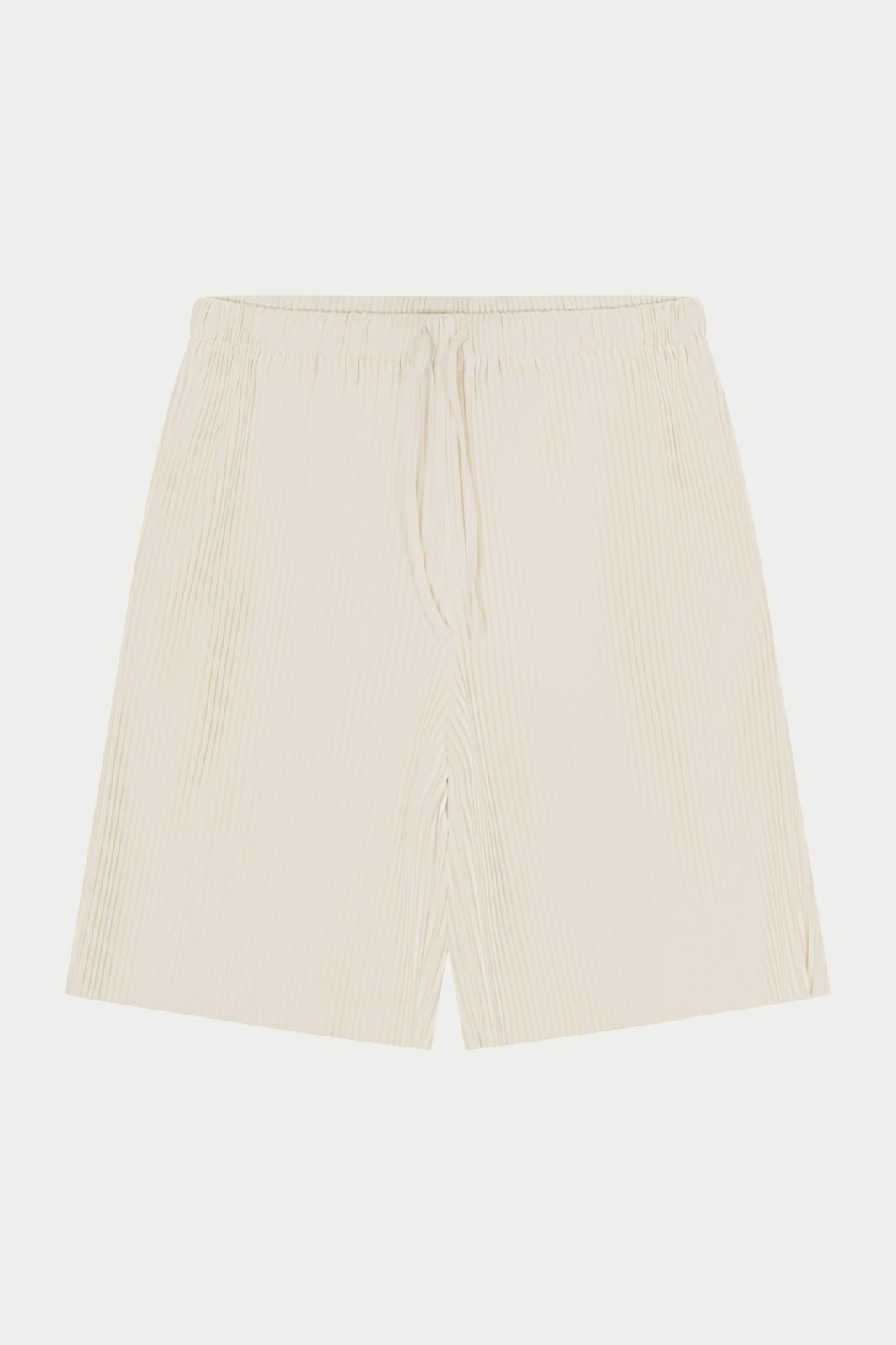 PLISSE SHORTS - OFF WHITE