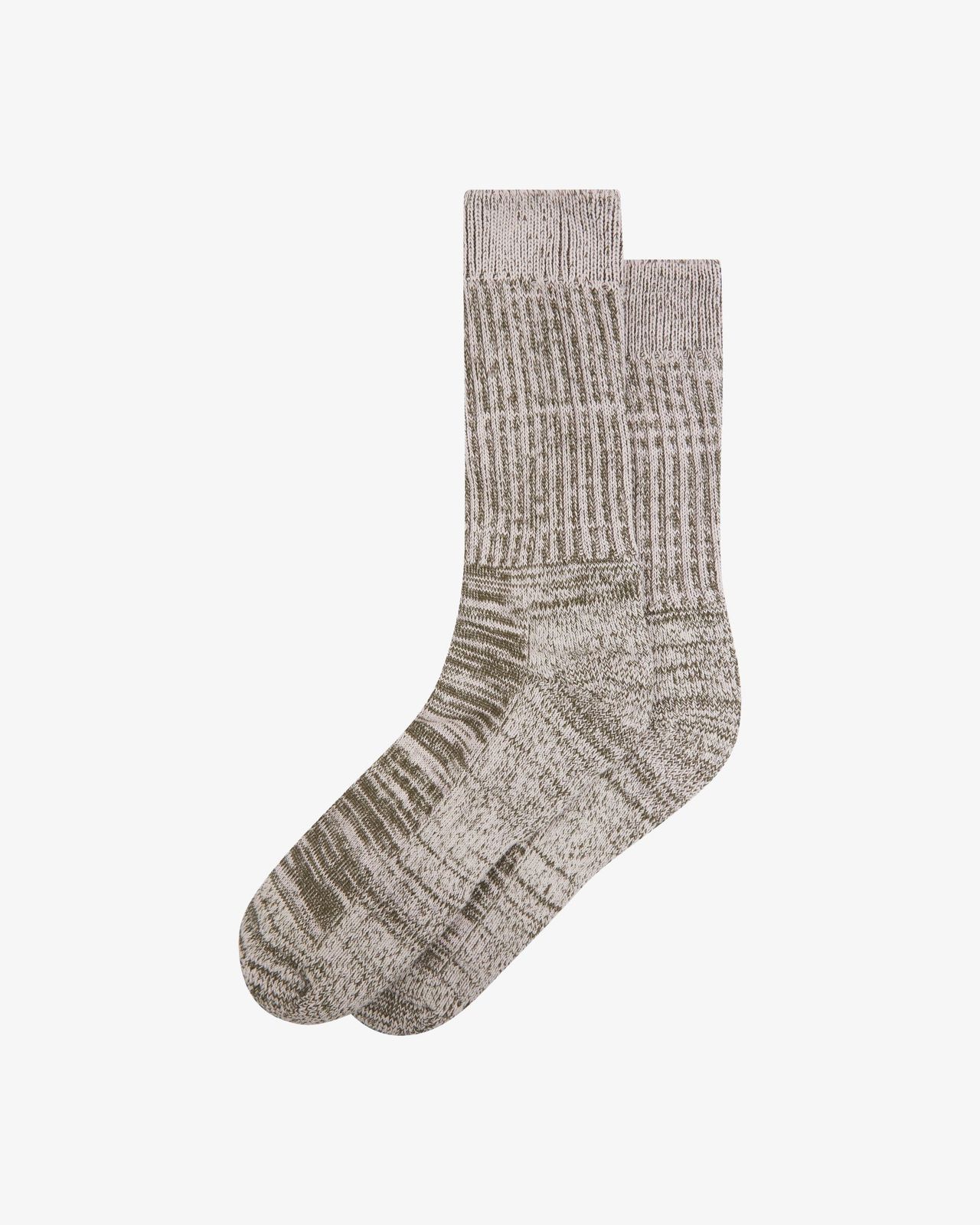 4006 Colour Fuzz Socks - willow green