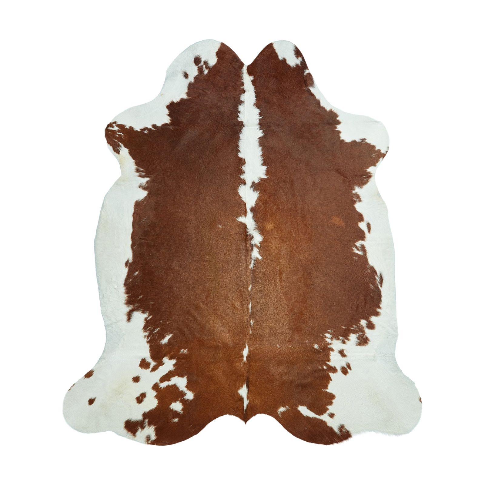 Cowhide Rug - Brown & White (220cm x 190cm)