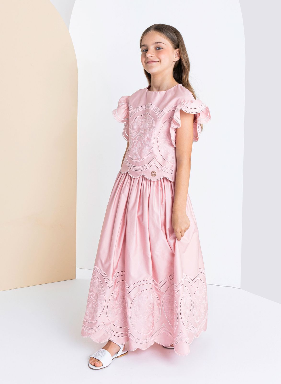 Embroidered Cotton Top