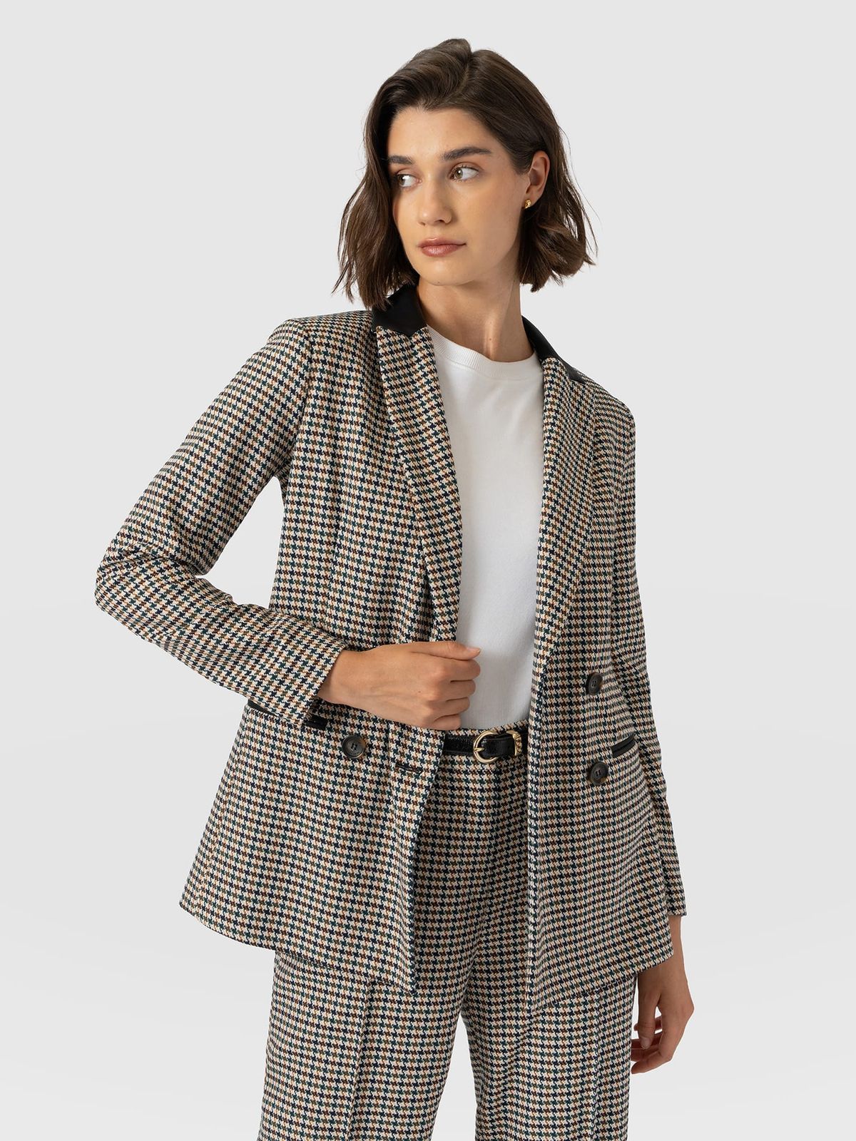 Cambridge Blazer - Saxon Jacquard