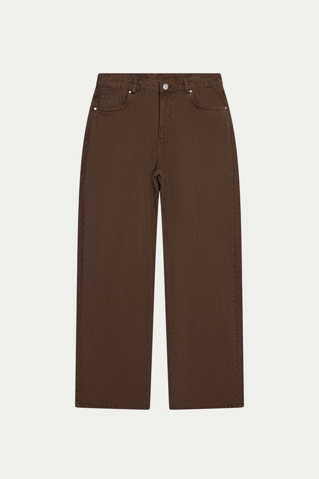 SKATER JEANS - WASHED BROWN