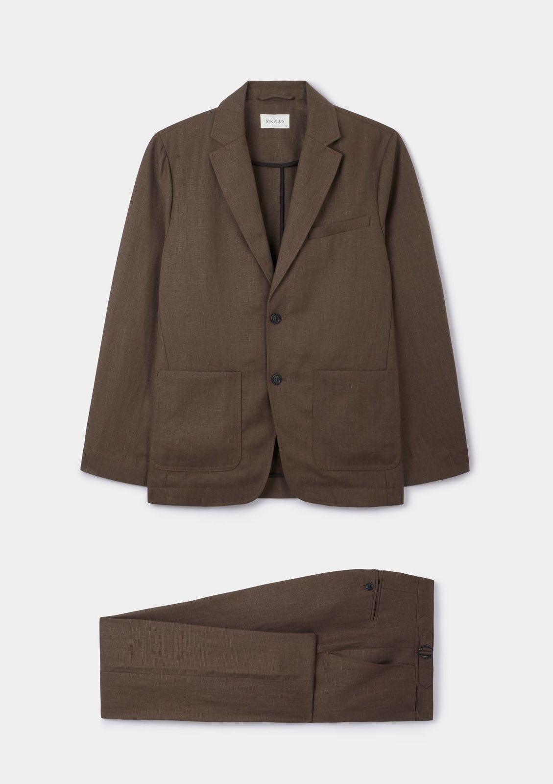 Hickory Brown Linen Suit