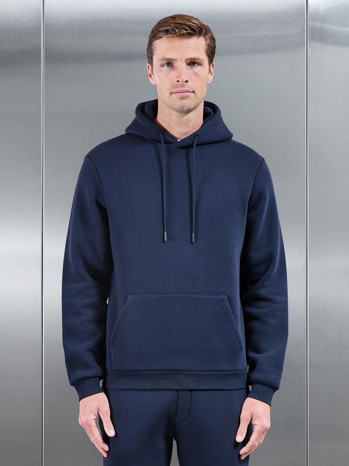 Essential Hoodie in Navy