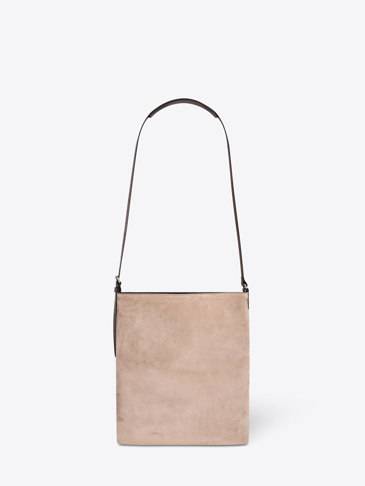 Suede tote bag