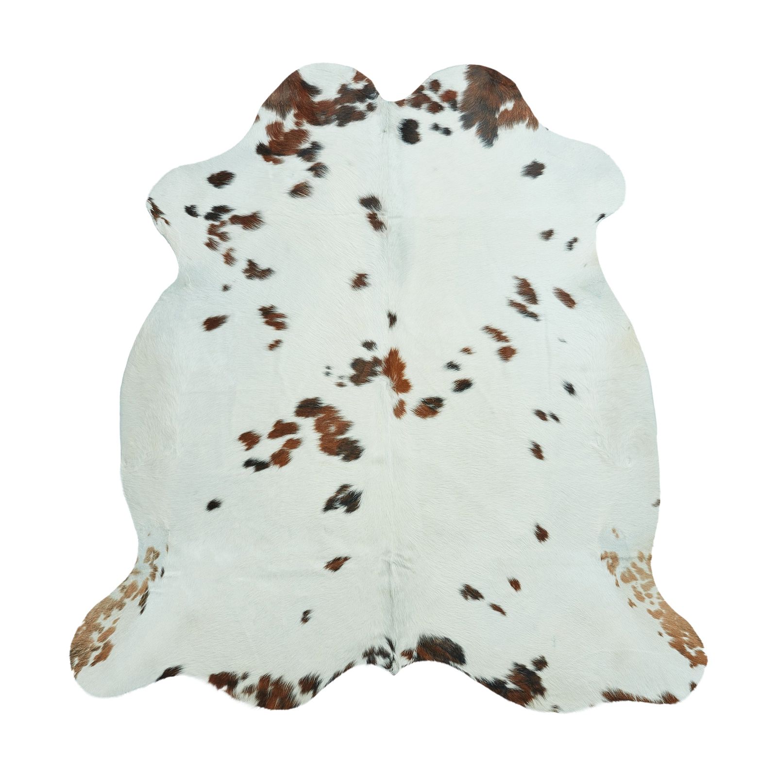 Cowhide Rug - Brown & White (200cm x 190cm)