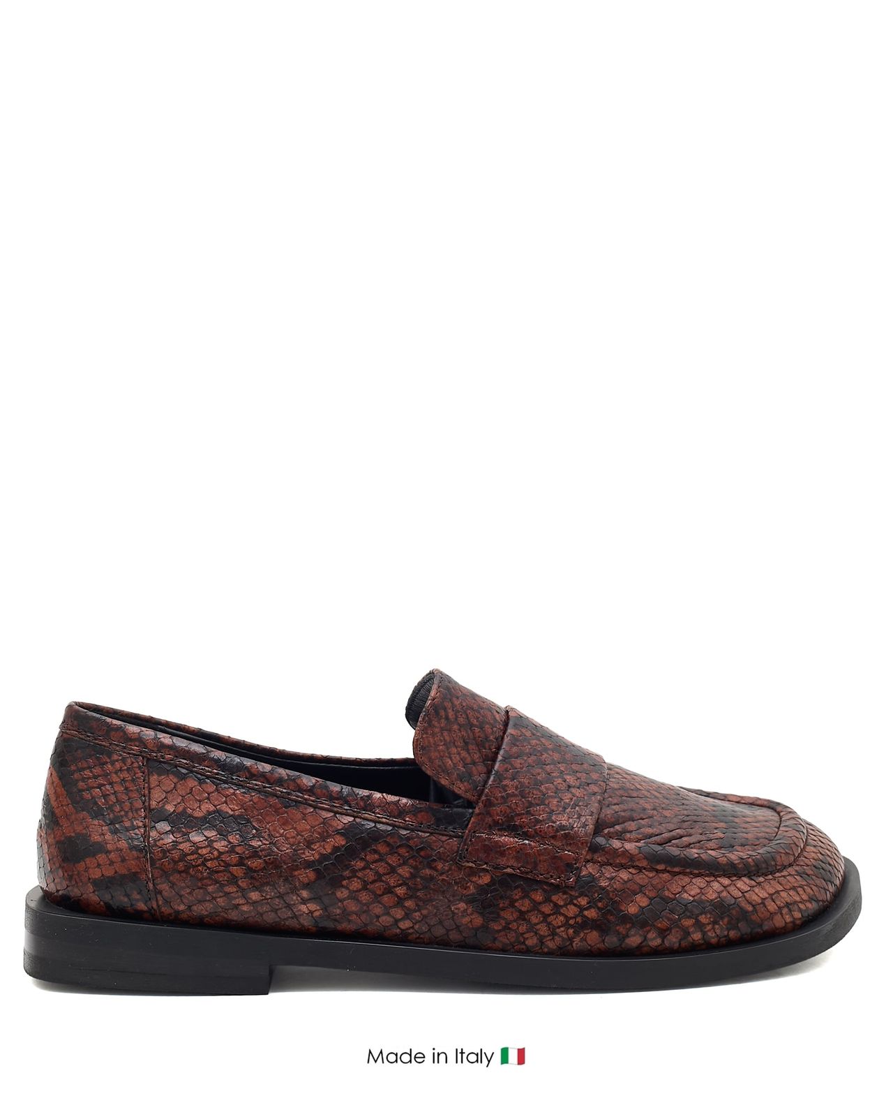 E4375 Brown Coffee Leather Loafer