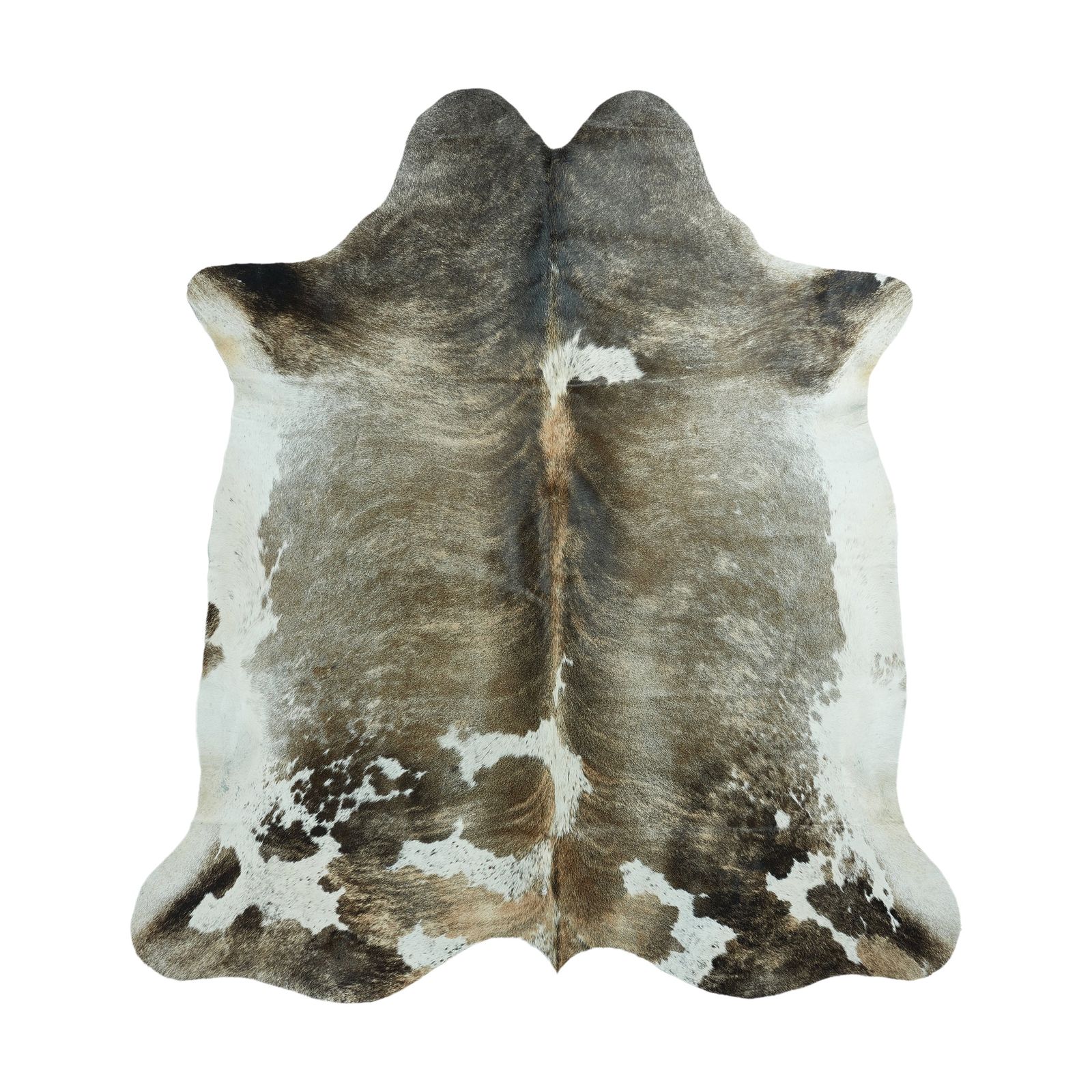 Cowhide Rug - Grey & White (210cm x 190cm)