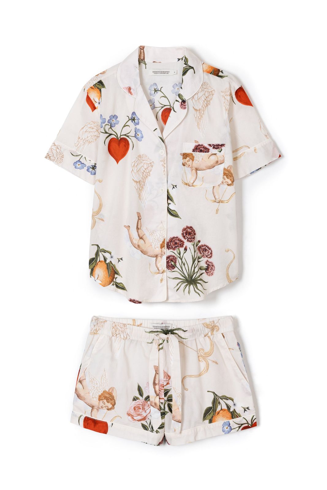 Short Sleeve Set Primavera Cream