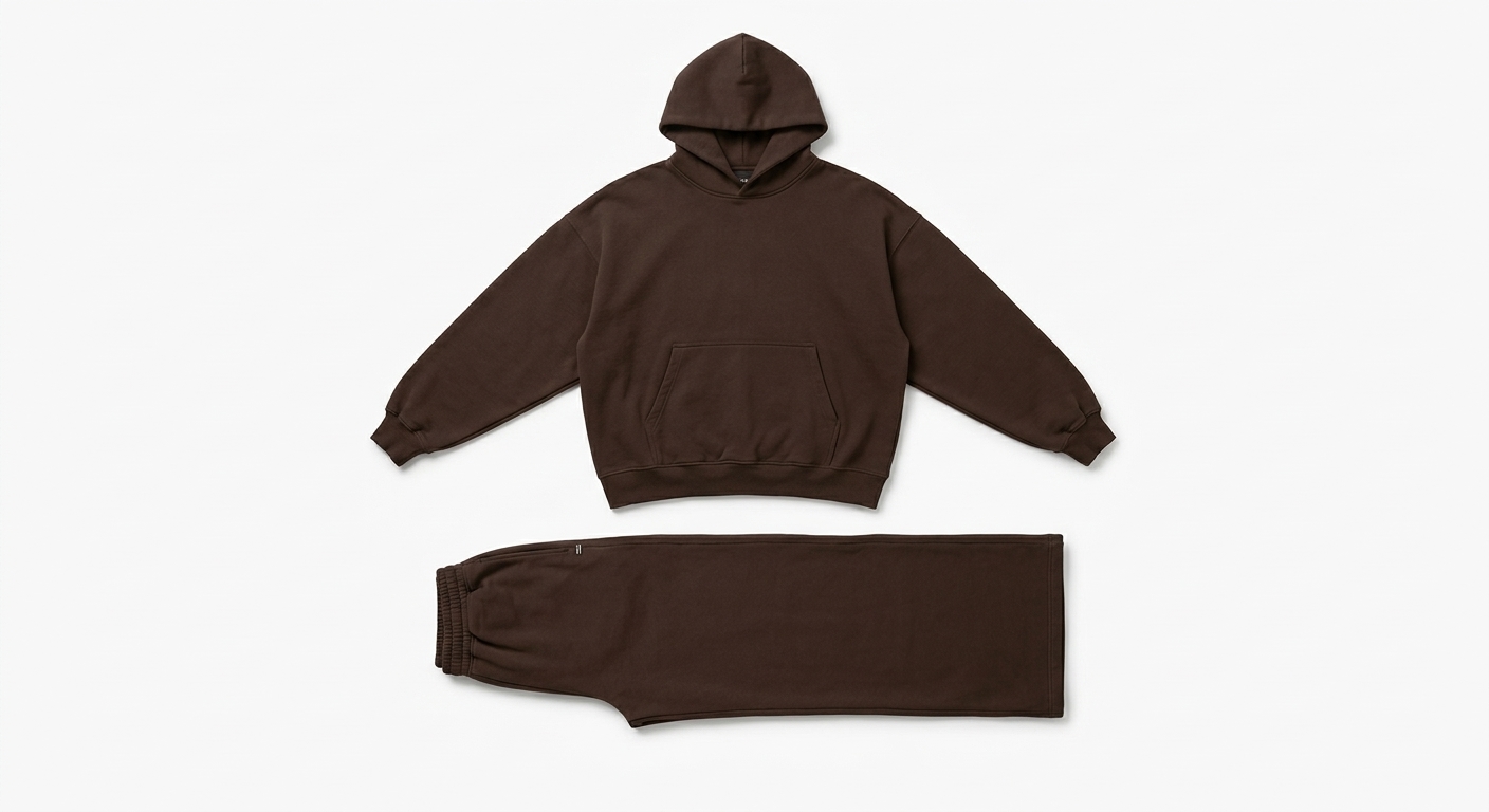 Oversized Hoodie In Bitter Chocolate