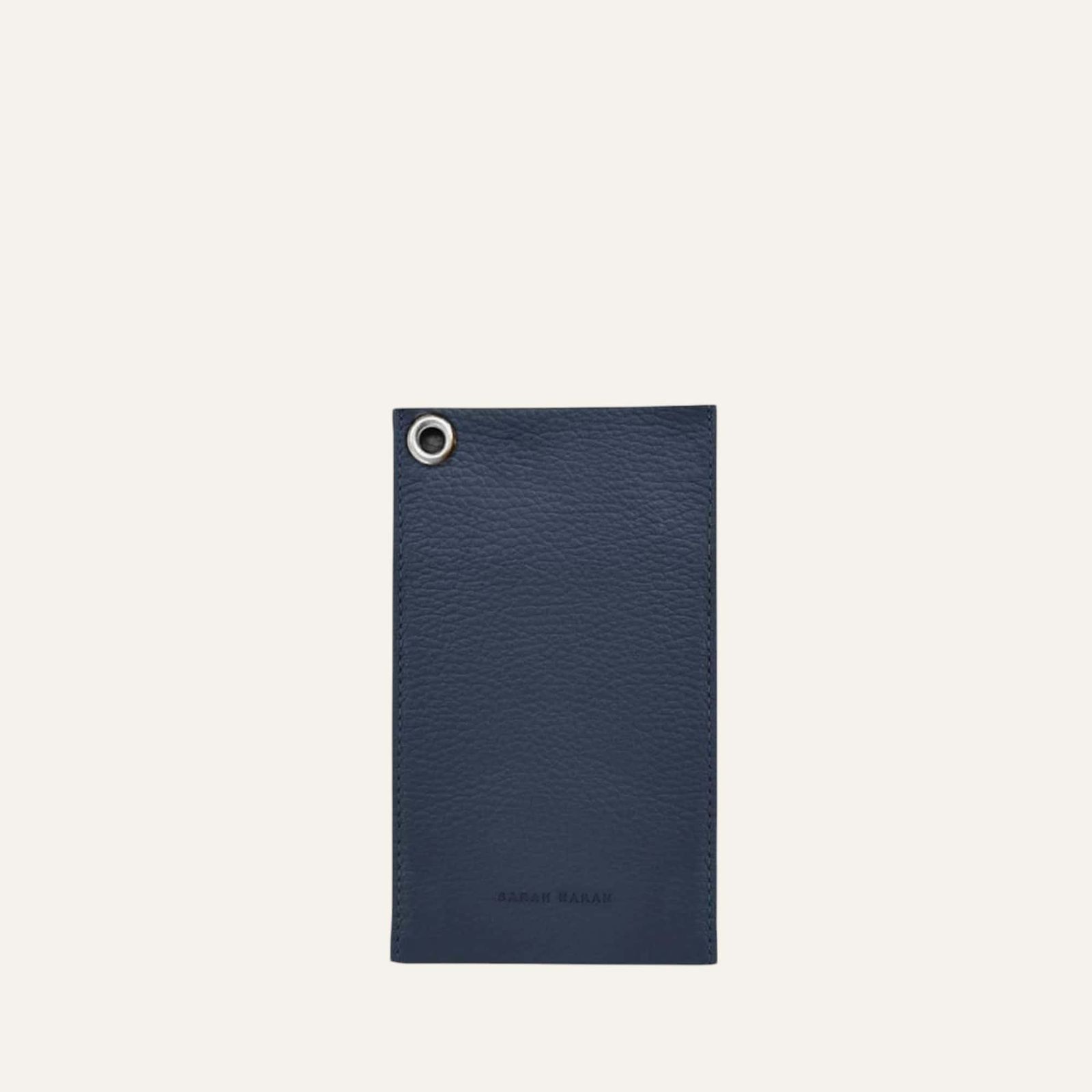 Primrose Pouch | Navy with Silver hardware
