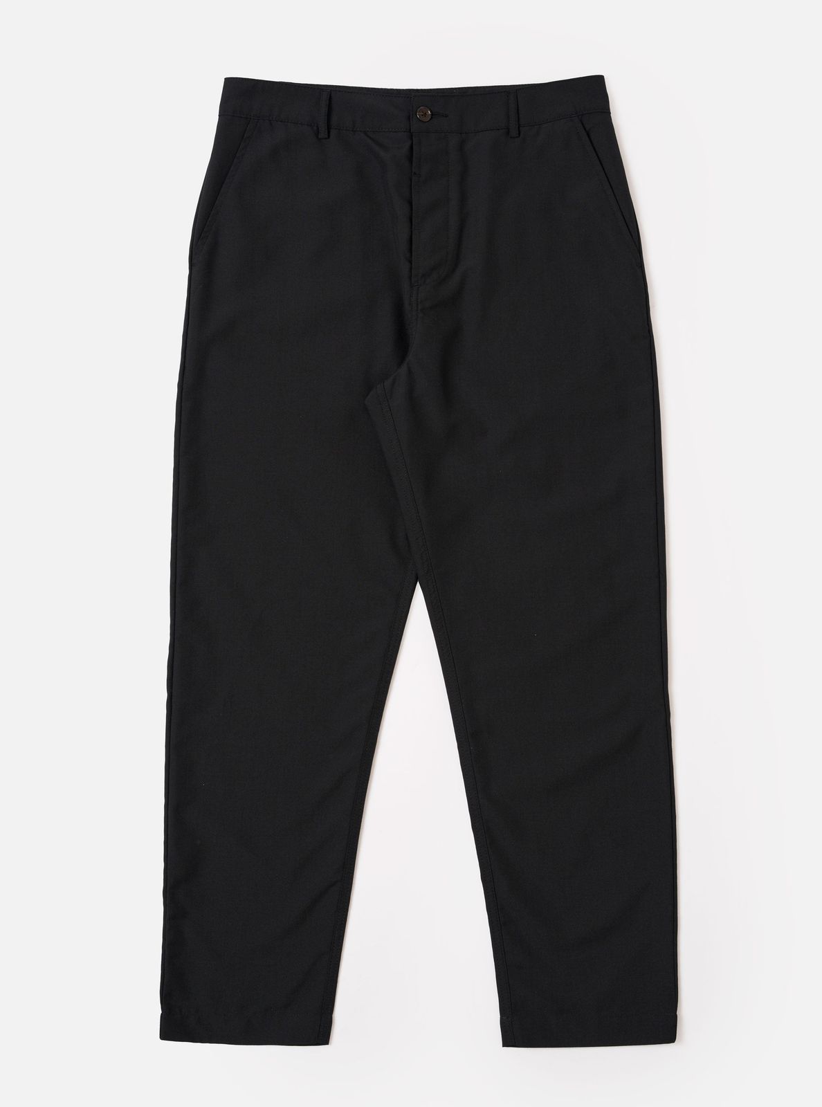 Black Tropical Suiting Military Chino