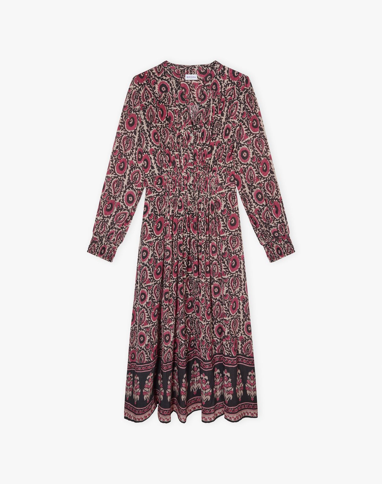 Block Print Shirt Dress