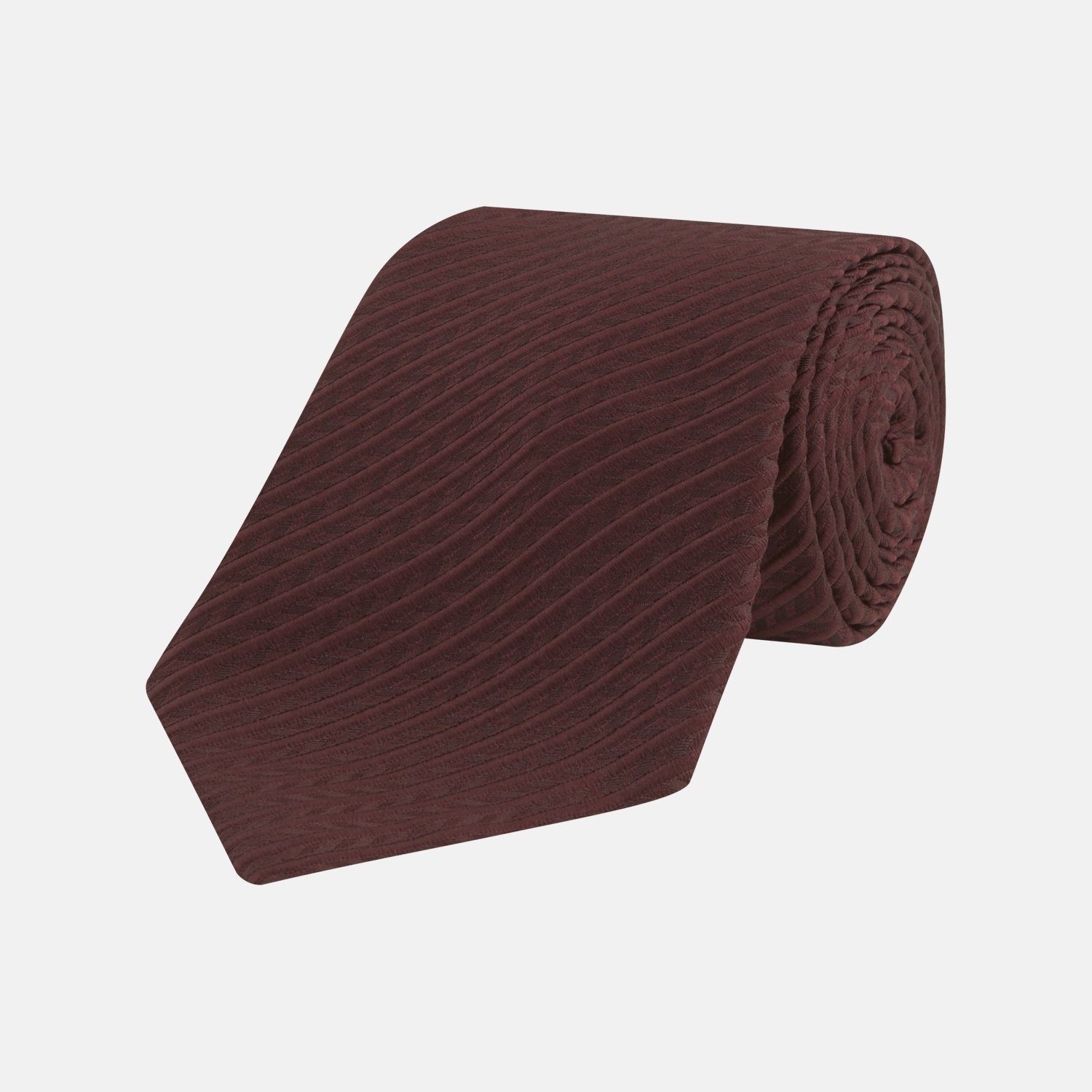 Burgundy Ottoman Silk Tie
