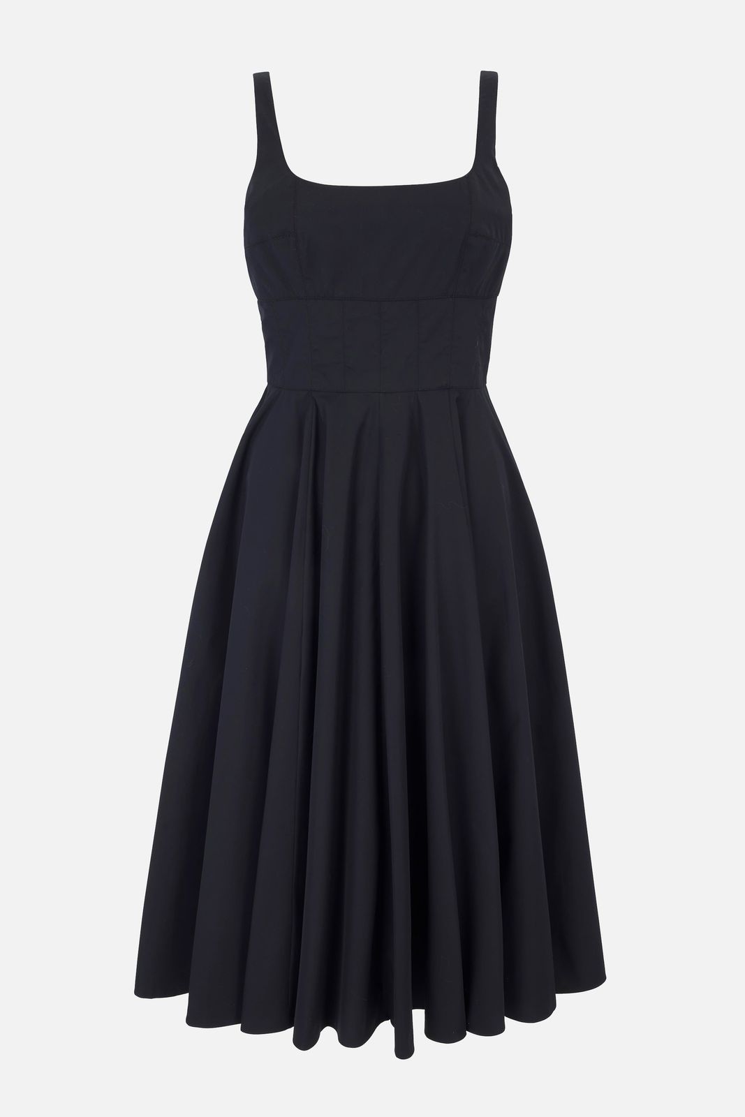 Nikush Dress in Black Cotton Popclan