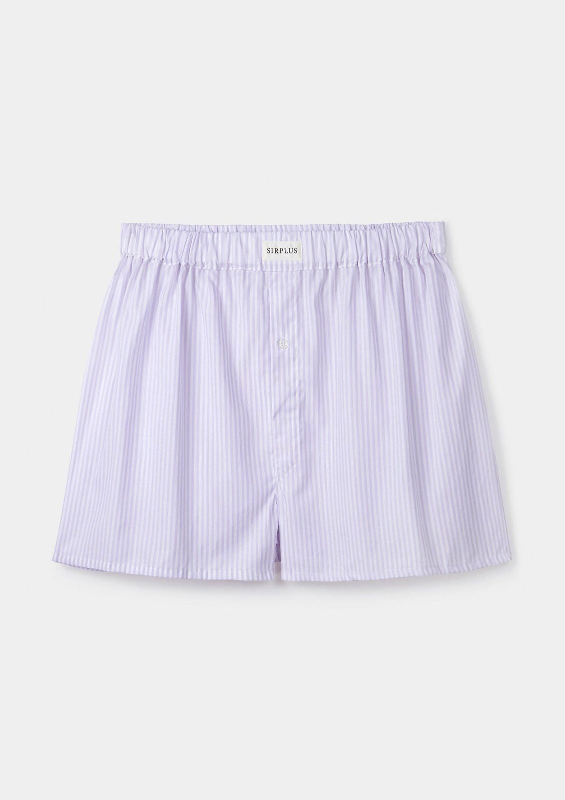 Light Purple Striped Boxer Shorts