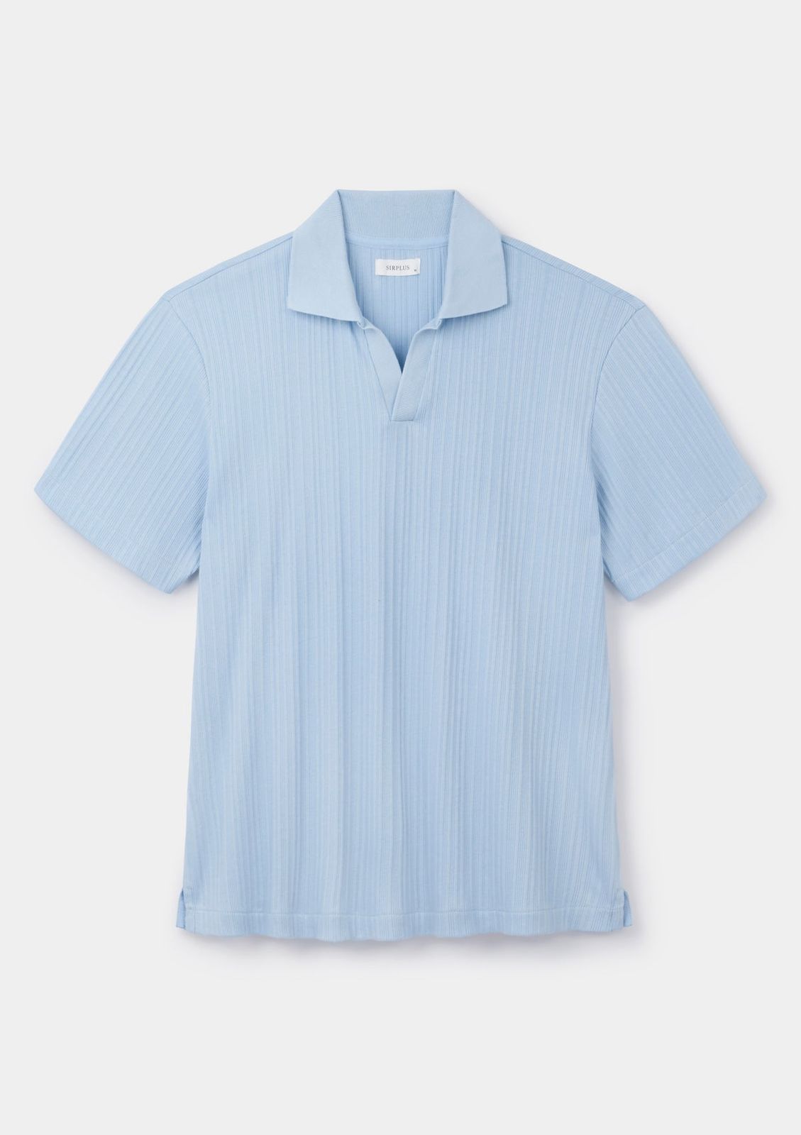 Dusk Blue Panel Rib Resort Polo
