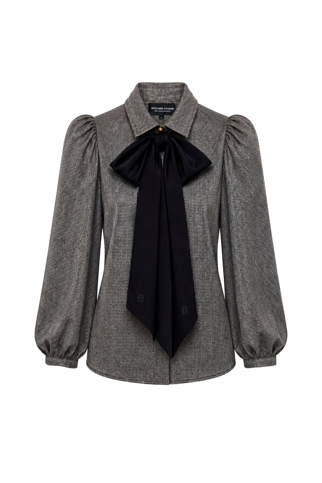 Broadway Blouse (sparkle Puppytooth)