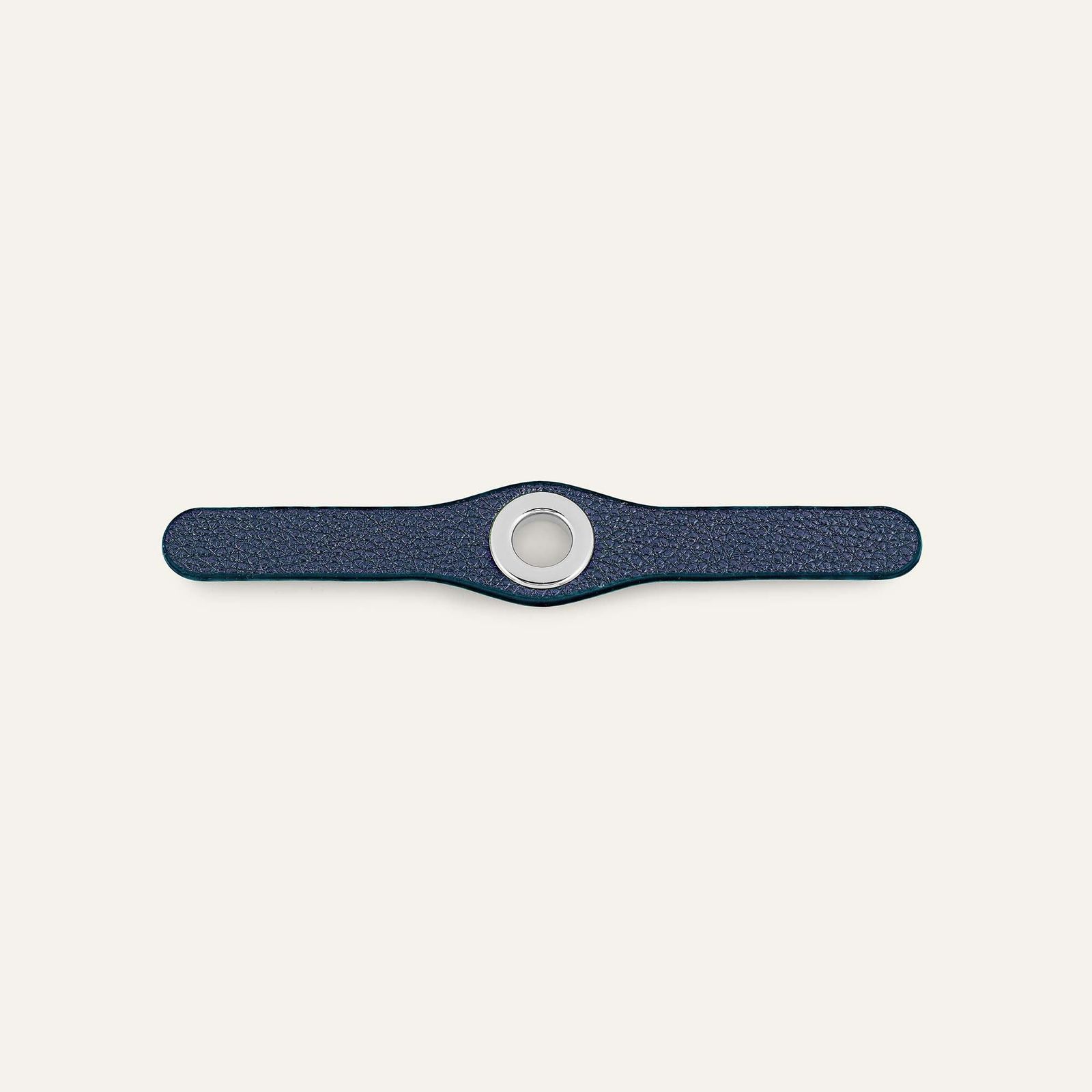 Deco Mini | Metallic Navy with Silver hardware