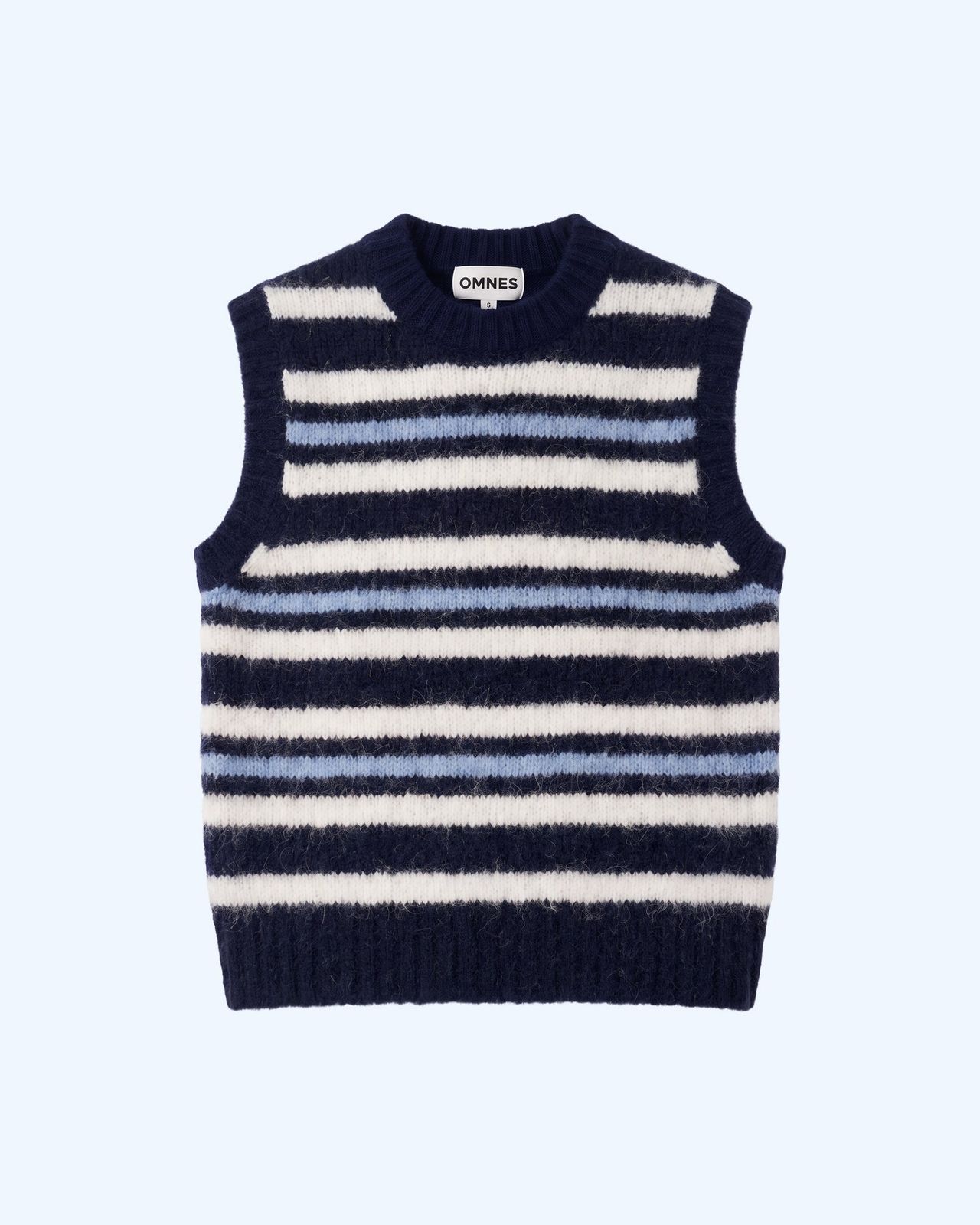 Bob Vest In Navy Stripe