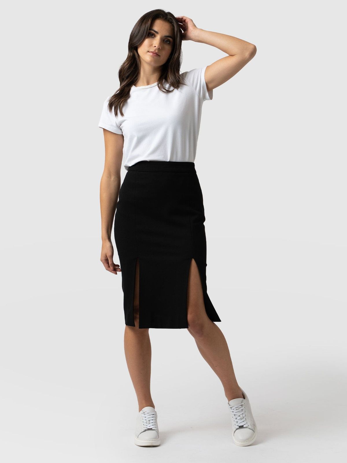 Demi Pencil Skirt - Black