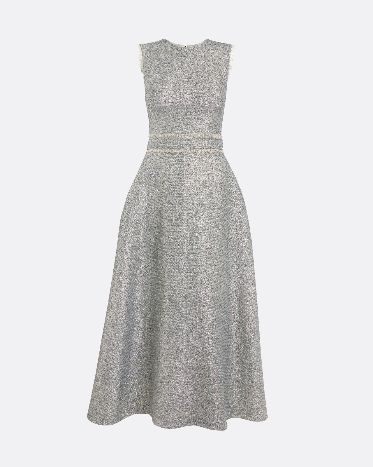 Ornette Midi Dress In Silvery Grey