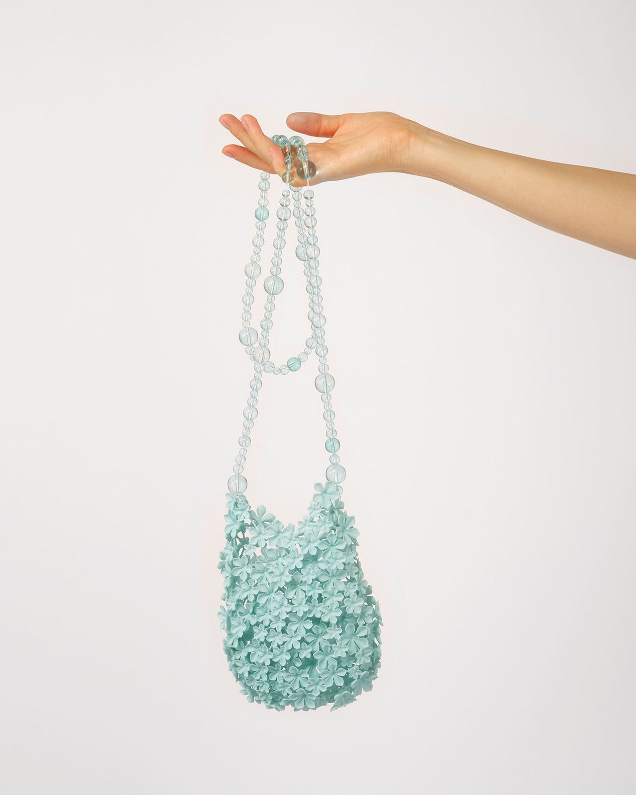 3D PRINTED PEACH BLOSSOM BAG