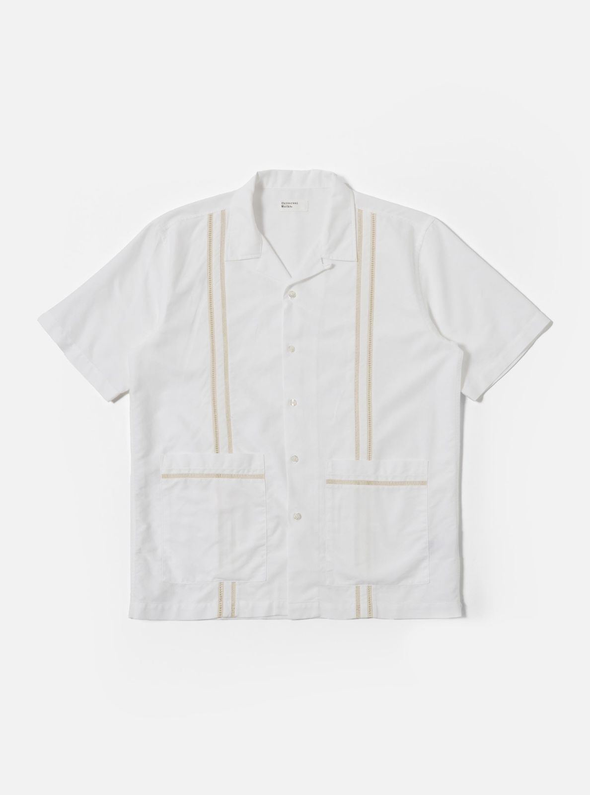 White Classic Oxford Tropicana Shirt