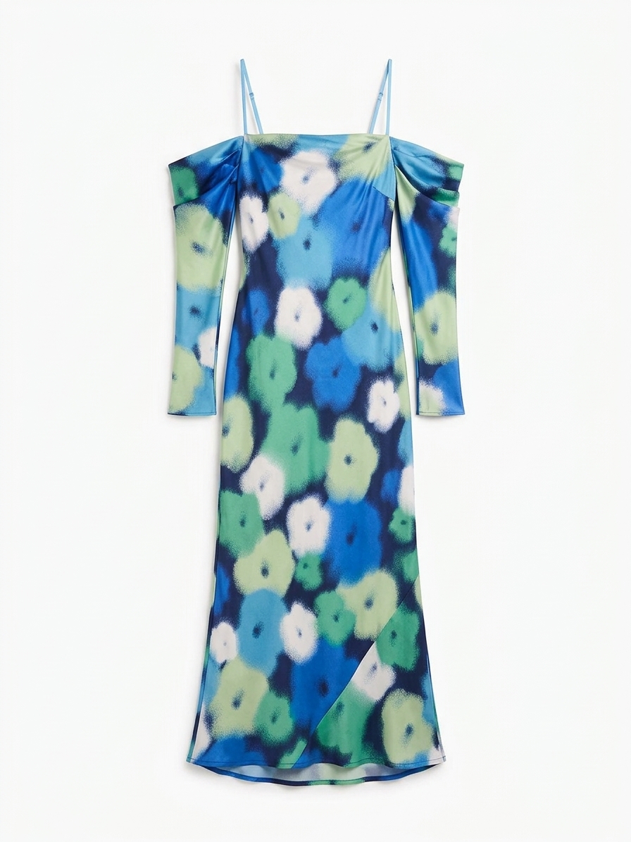 Munique Dress In Spray Floral