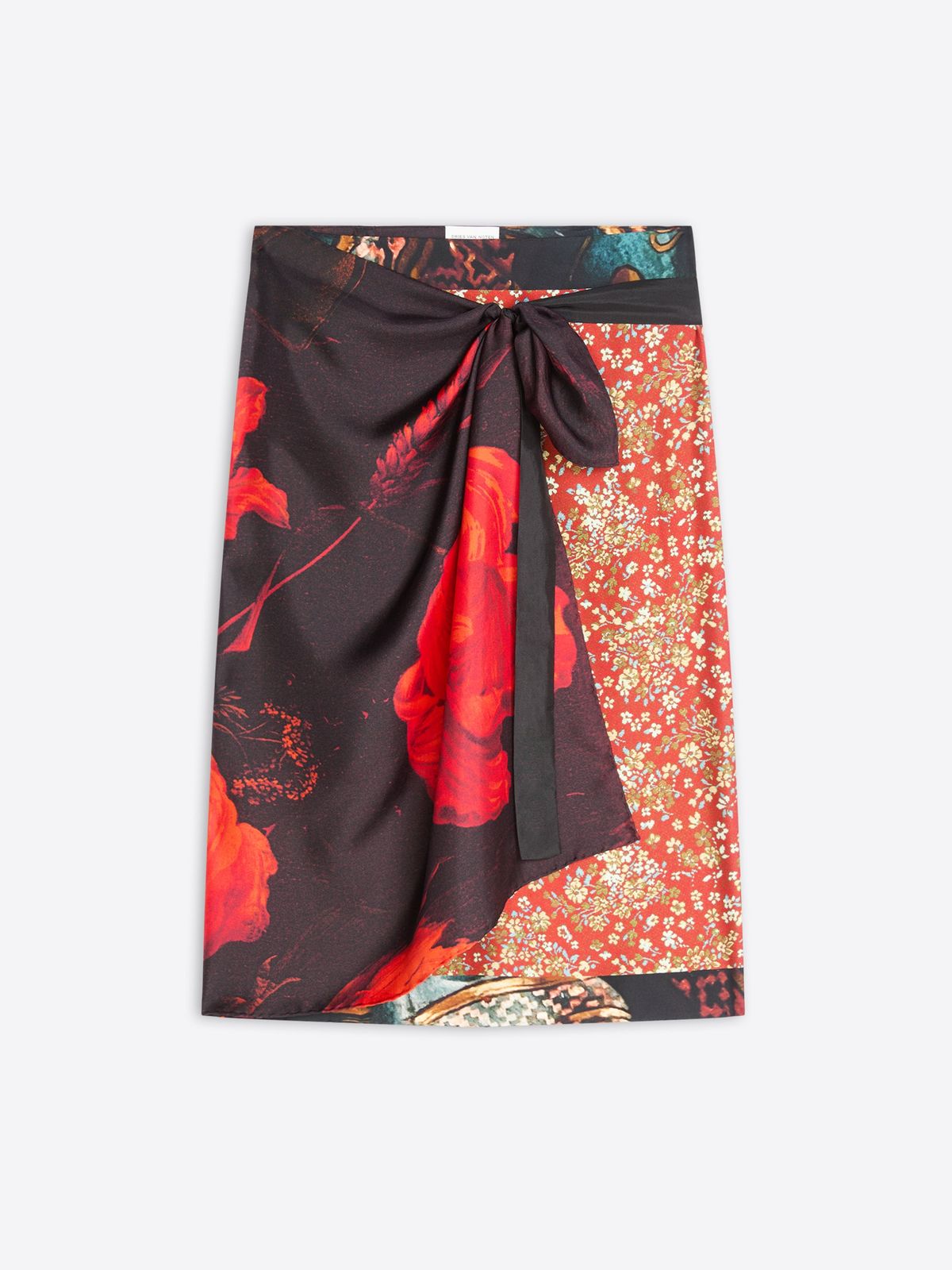 Wrap scarf-skirt